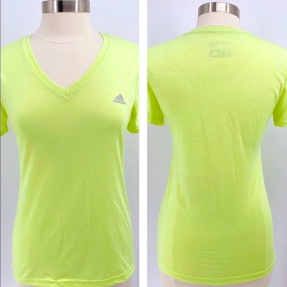 Adidas Yellow Ultimate Tee Shirt Medium